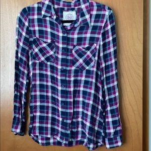 SO button up plaid